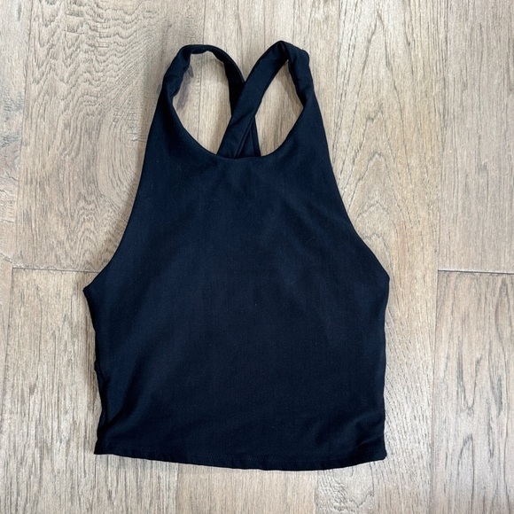 Abercrombie & Fitch Tops - Abercrombie & Fitch Midnight Black Racerback Tank Top Size XXS
